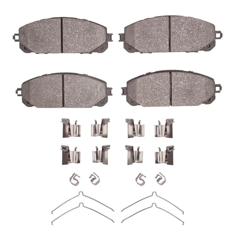 Jeep Cherokee Brake Pads - Front - R1 Concepts - Optimum OE - `15-`21